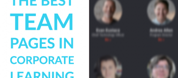 The Best Team Pages in Corporate Learning